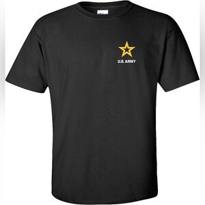 BLACK US ARMY TEE